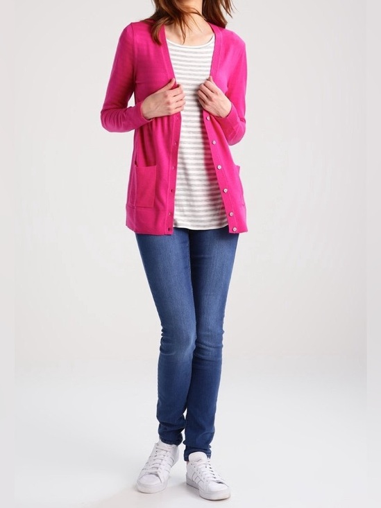 Banana Republic Sweaters - Banana Republic Merino Wool Pink Cardigan Sweater